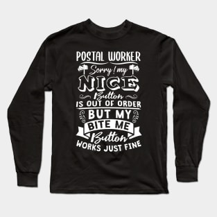 Funny Postal Worker - Postal Gift Long Sleeve T-Shirt